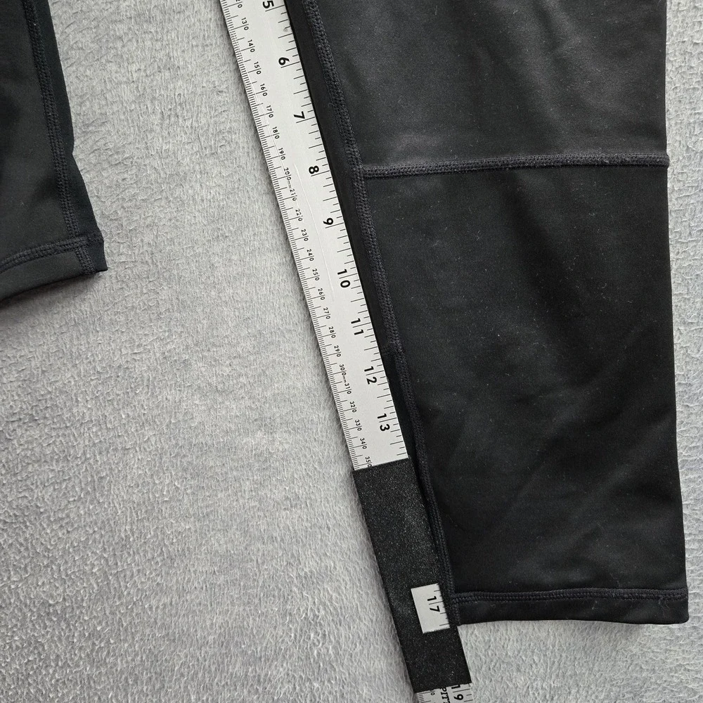 Nike Pro Women Activewear‎ Pants L Black DRI-FIT Pro Compression Tights Logo